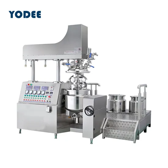 Vacuum Emulsifying Machine Homogenizer for Cosmetics Cream Sanitary Stainless Steel Vacuum Homogenizer