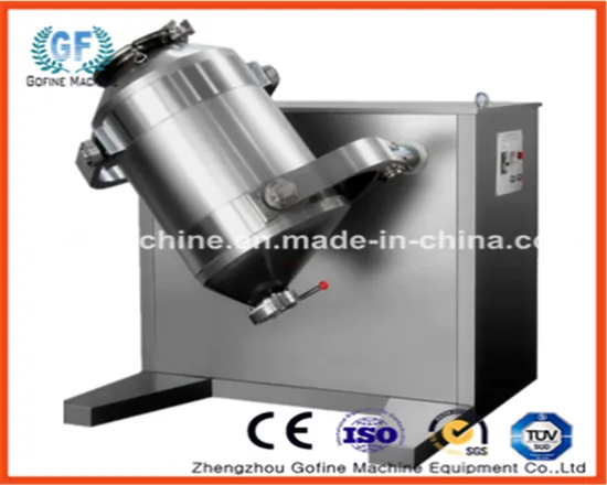Pharmaceuticals Dry Powder 3D Mixer Mixing Machine
