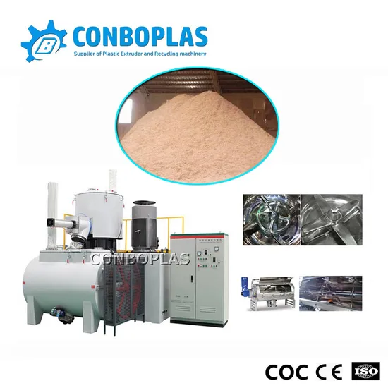 Plastic Machine WPC Decking Mixer Heating Cooling Mixer High Speed Mixer