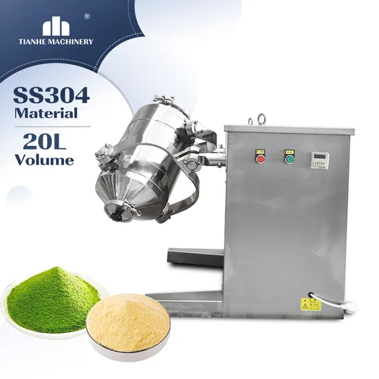Tianhe Sbh-20 Drug Powder Mixing Equipment Three-Dimensional Swing Mixer