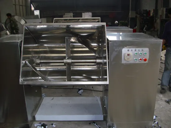 Trough Shaped Detergent Powder Mixer Machine
