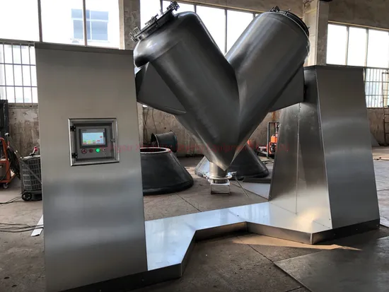V Blender for Mixing Powder & Granules Type Material