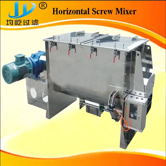 Single Jacket Ribbon Blender Screw Mixer