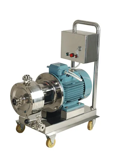 High Shear Food Emulsion Pump Milk Beverage