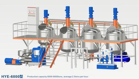 Complete Coating Production Plant Paint Production Equipment Pesticide Production Line