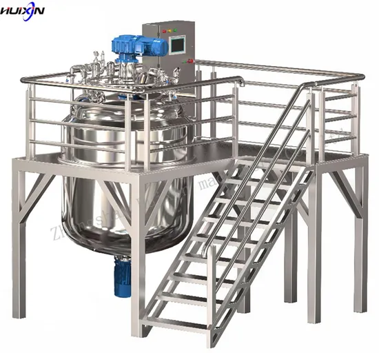 Vacuum Mixer Homogenizer Paste Mixing Tank, Body Lotion and Cream Making Machines