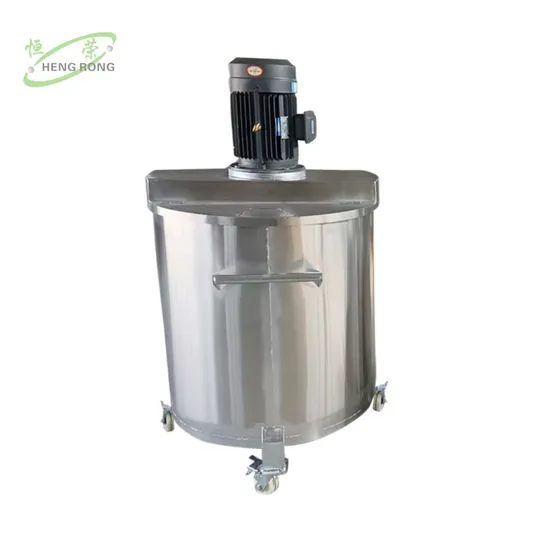 Liquid Food Mixing Tank Various Types of Mixing Tank