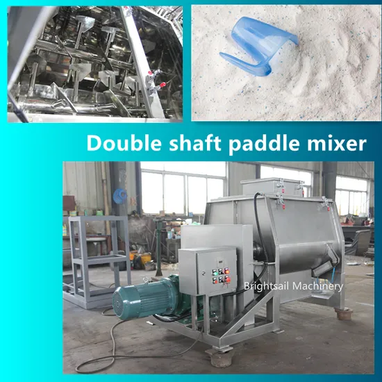 Brightsail Zero Gravity Double Shaft Mixer Dry Chemical Protein Powder Detergent Powder Mixing Machine