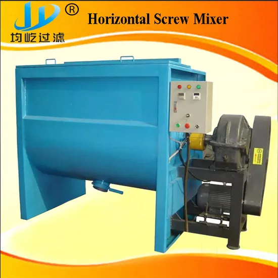 High Uniformity Single Screw Horizontal Type Mixer for Animal Feed