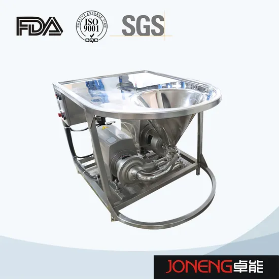 Stainless Steel Customization Large Caliber Mixing Emulsion Pump with Platform