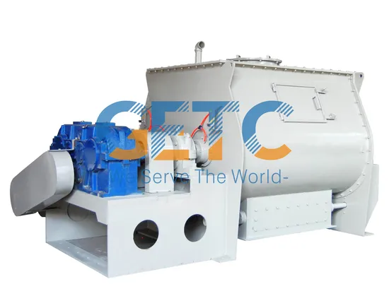 Horizontal Dry Powder Chemical Food Mixing Equipment Ribbon Mixer Blender Machine