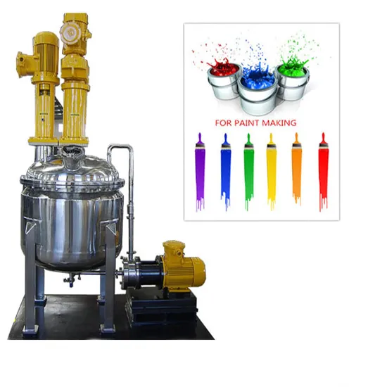 PVA Rubber Making Machine Stainless Steel Jacketed Electric Heating Reactor
