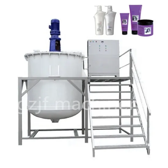 Chemical Machinery Equipment Cosmetic Mixer Machine Detergent Powder Homogenizer Tank Detergent Manufacturing Soap Mixer Machine