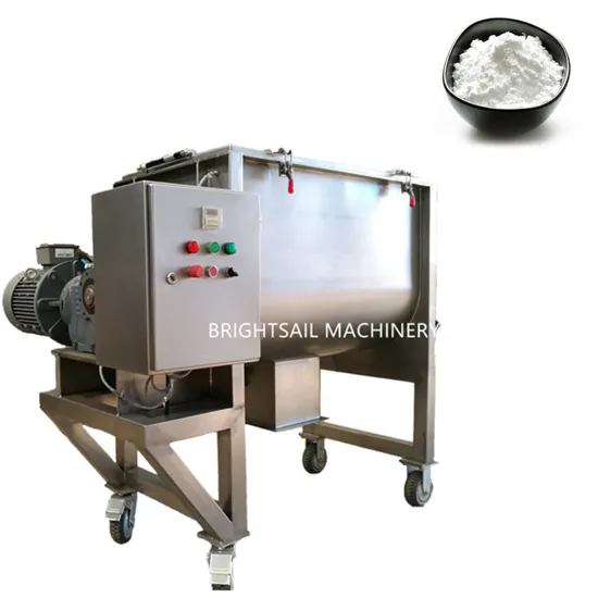 Dry Food Powder Spiral Mixing Icing Sugar Ribbon Mixer Machine
