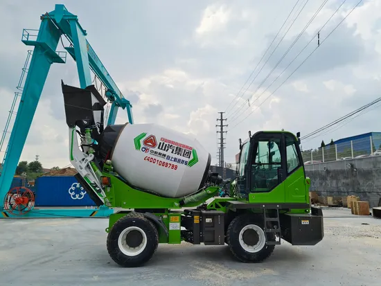 Sqmg Concrete Machinery Prices Self-Feeding Trailers Cement Mixer Truck for Sale 3.5m3 Self-Loading Mixer Truck