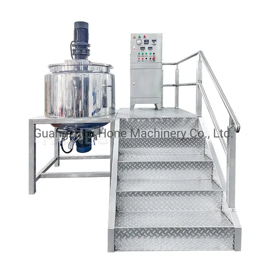 Hone 500L Liquid Soap Shampoo Washing Mixing Tank Liquid Homogenizing Mixer Blending Machine