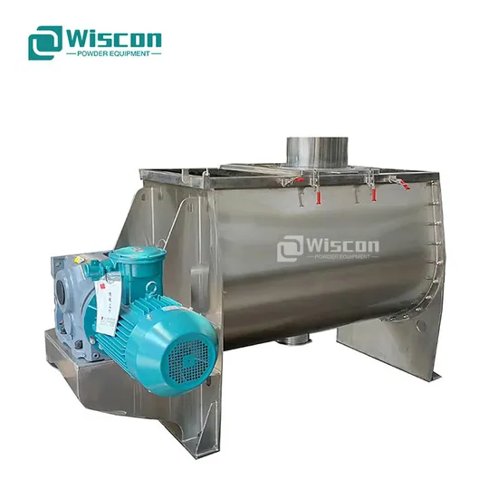Sugar Substitutes Salt Single Shaft Paddle Ribbon Mixing Mixer Blender Equipment