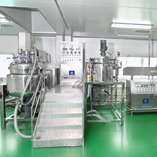 Top Agitator Body Cream Making Machine Eye Cream Emulsifying Machine High Shear Mixer Tank Vacuum Emulsifying Machine