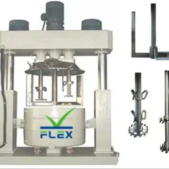Best Quality Durability Dispersing Mixer Semi-Automatic Silicon Make Machine with Filling Machine