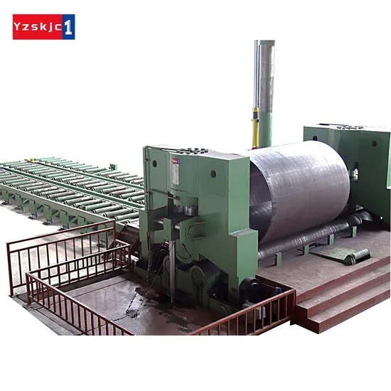 Center-Distance Adjustable Three-Roll Horizontal Downward Bending Machine