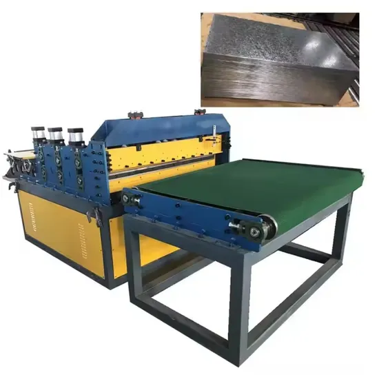 Metal Steel Coil Level Ling & Cut to Length Line Hydraulic CNC Sheet Metal Guillotine Shearing Machine Nitrogen Shear Cutting Machine