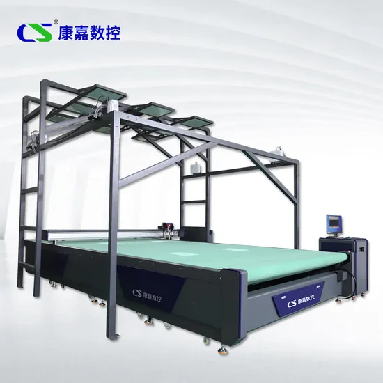 New Product Digital CNC Oscillating Knife Leather Fabric Foam Rubber Sponge Cutting Machine with Favorable Price