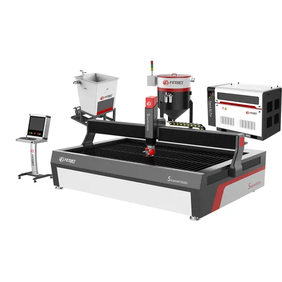 Customized Integrated Ultra High Pressure 5 Axis Water Jet Cutting Machine Equipment