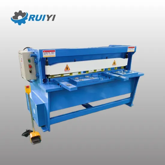 Stainless Galvanized Steel Metal Sheet Plate Electric Electrical CNC Cutting Shearing Machine