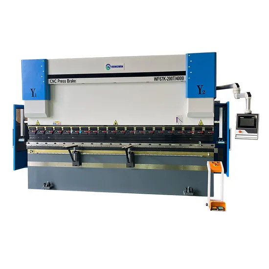 Rongwin Wf67K Precision CNC Hydraulic Press Brake Machine