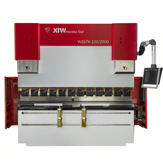Source Manufacturer of CNC Press Brake We67K-100t2500 Hydraulic Bending Machine