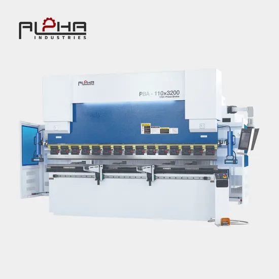 Hydraulic CNC Machining Center Pba-110X3200 CNC Lathe Press Brake