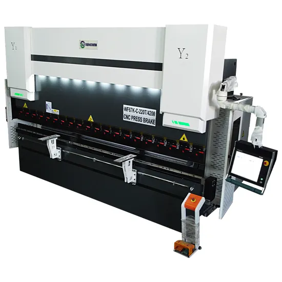 Wf67K-C Vertical Automatic Press Brake Synchronized Machine with PLC PLC Core Including Pump Gear Engine Bearing for Aluminum