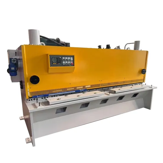 Manual Iron Sheet Metal Plate Hydraulic Guillotine Shearing Cutter Machine
