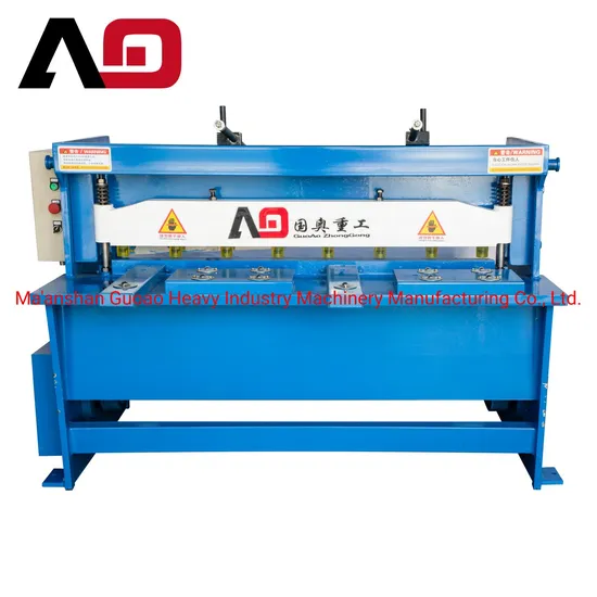 Mechanical Sheet Metal Shearing Cutter Machine/ Electric Plate Shear Cutting Machine