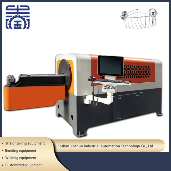 3-8mm Wire 3D Bending Machine with Welding Machine Equipment