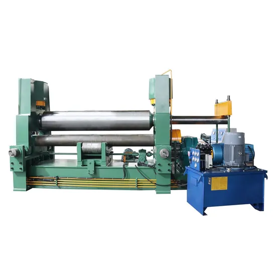 Hydraulic Plate Rolling Machine W11s Large Size Thickness 30mm Width 500mm Provided Automatic 3 Roller Plate Bending Machine