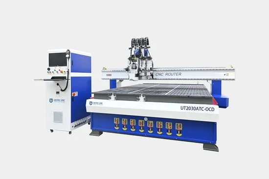 High Quality Large Size Oscillating Machine Atc Knife Cutter with Eot Pot for Acrylic ACP MDF Hollow Board Cardboard Corrugated Board