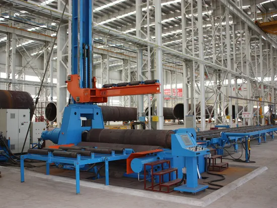 Adjustable Three-Roll Downward Horizontal Bending Machine