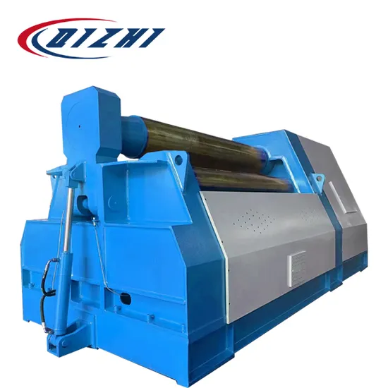 Qizhi Wind Tower Fabrication Three Roller Plate Prebending Rolling Machine