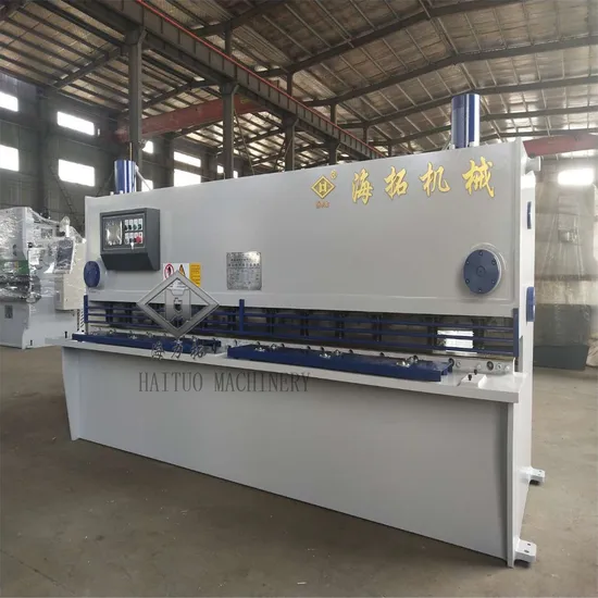 6X6000 8*6000 Steel Cutting Machine QC11y Hydraulic Shearing Machine