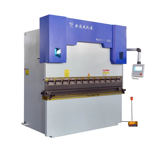 CNC Bending Machine 200t2500mm 2000kN Bending Force Tp10s Controller Factory Price