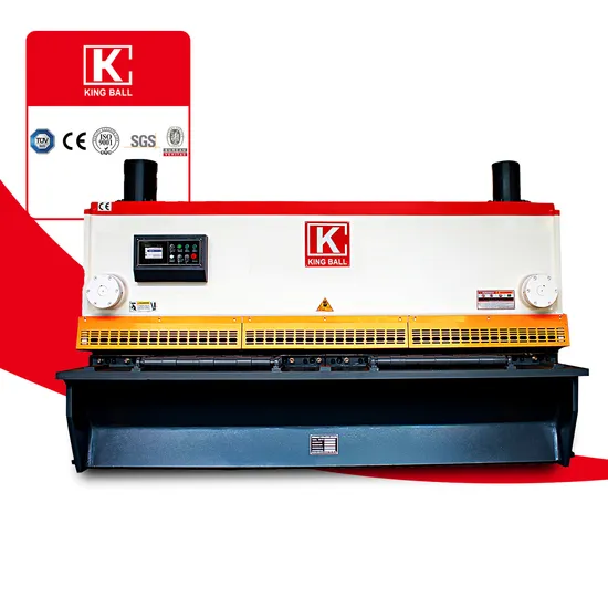 QC12K-6X2500 CNC Pneumatic Material Support E200s Controller Cutting Swing Beam Hydraulic Shearing Machine Servo Motor