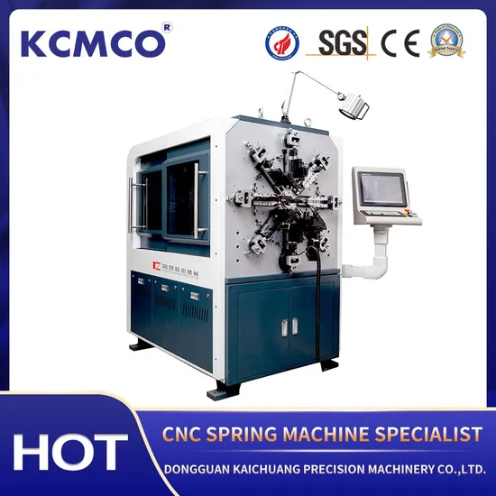 Mechanical Springs & Flat Springs with 12 Axis Stainless Steel Spring Making Machine KCT-1220WZ for Spring Wire Bending Machine