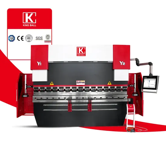 Electro Hydraulic Synchronous CNC Press Brake Machine Sheet Plate Bending Machine 100t