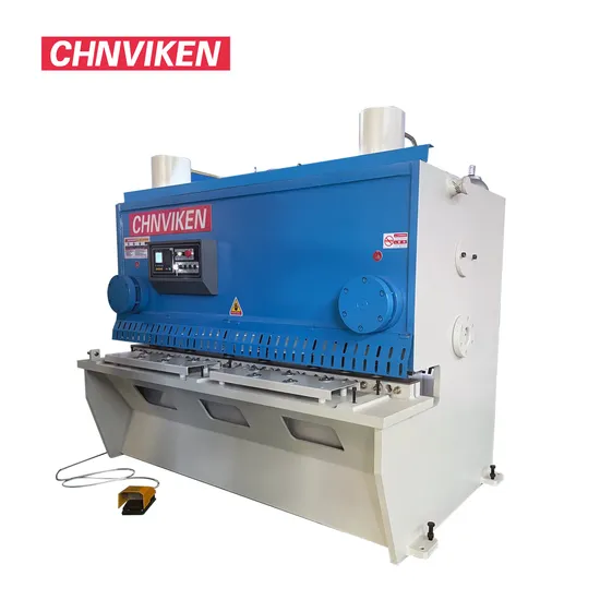 Highly Efficient 4mm Thickness Metal Sheet Shearing Machine Hydraulic Nc Shearing Machine Metal Shear Machine