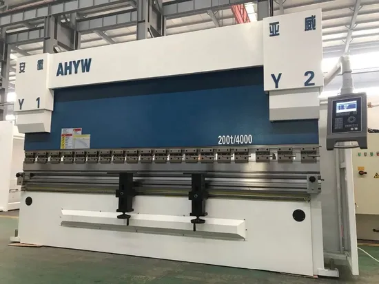 Anhui Yawei 12mm Thickness Metal Hydraulic Sheet Steel Bending Machine