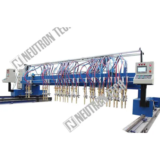CNC Plasma Cutting Machine Steel Processing Product Line