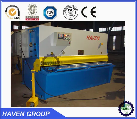 CNC Hydraulic Swing Beam Shearing and Cutting Machine QC12K-20X4000