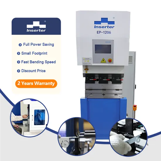 Intelligent Tool Load Monitoring Arc Continuous Bending Function Mini Press Brake