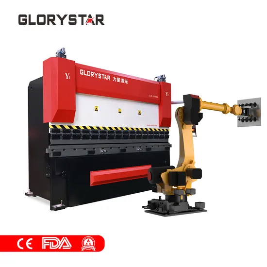 High-Quality CNC Hydraulic Bending Machine with Pressure of 200 Tons and Worktable Length of 3.2 Meters in The Sheet Metal Industry